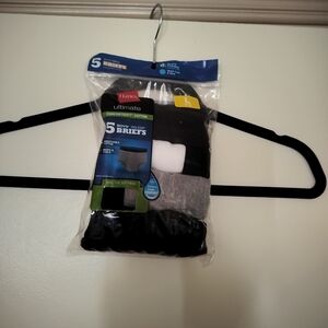 Hanes Black and Gray Briefs Ultimate Comfort